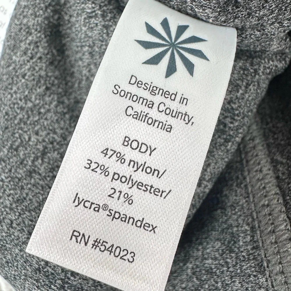 NWT gray Athleta Powervita Straight Leg Pant activewear athleisure yoga 2X plus